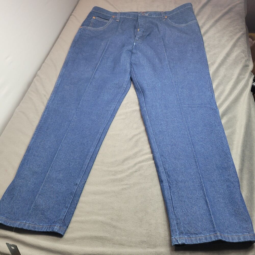 Vintage Wrangler Jeans Men 40x30‎ Straight Cut Comfort Workwear Rigid Denim Pant